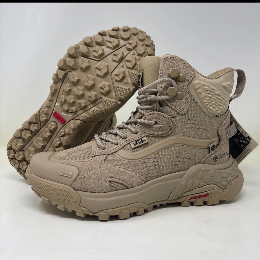 VANS Crestline GORE-TEX MTE Khaki / Tan Boots Waterproof new - Picture 2 of 4